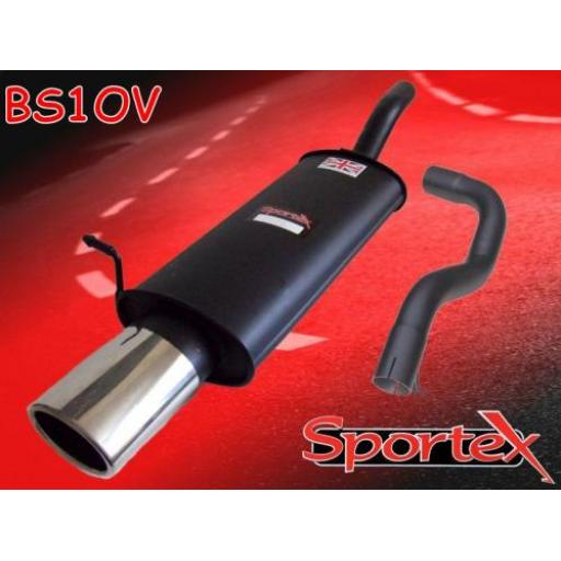 Sportex Seat Leon 1.8T exhaust back box 2000-2005 OV
