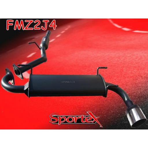 Sportex Mazda MX5 1.6i 1.8i performance exhaust system 1998-2000 J4
