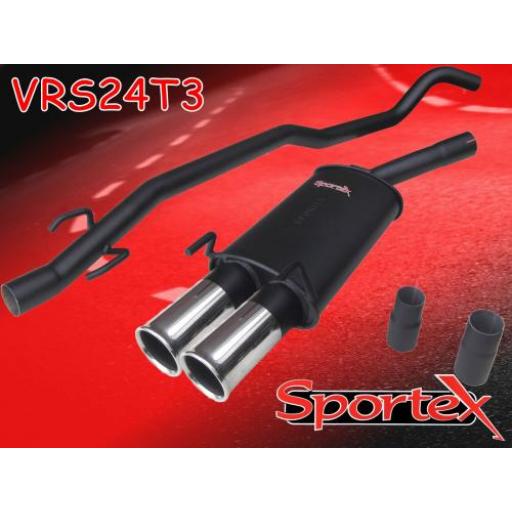Sportex Vauxhall Corsa B performance exhaust system 1993-2000 T3