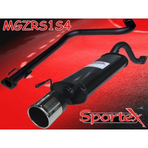Sportex MG ZR performance exhaust system 2001-2005- S4