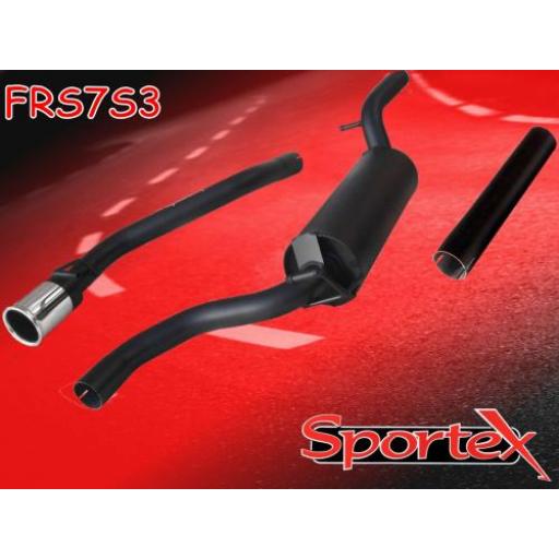 Sportex Ford Focus Race Tube exhaust system 1.6i 1998-2004- S3