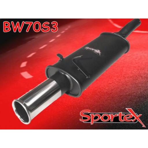 Sportex VW Golf mk1 GTi exhaust back box 75-84 S3