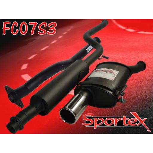 Sportex Citroen Saxo performance exhaust system 1.1 1.4 1.6 00-03 S3
