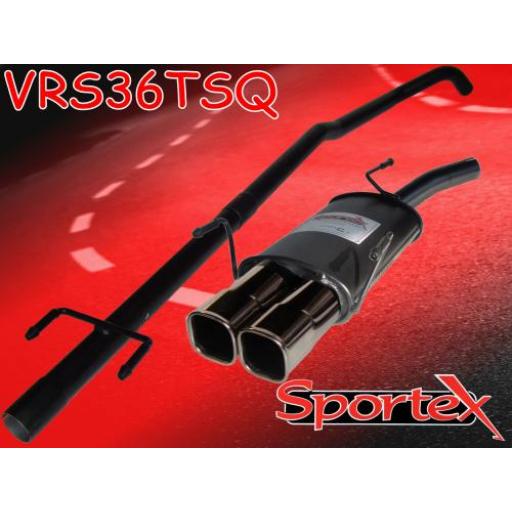 Sportex Vauxhall Corsa C performance exhaust system 2000-2006 TSQ