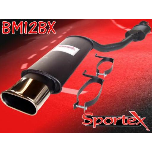 Sportex BMW 3 series exhaust back box 318iS 1992-1998 BX