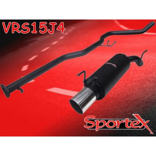 Sportex Vauxhall Calibra performance exhaust system 1994-1998 J4