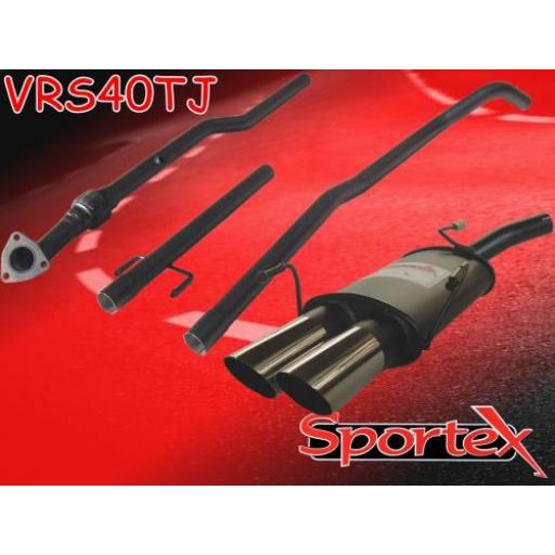Sportex Vauxhall Corsa C performance exhaust system 2000-2003 TJ