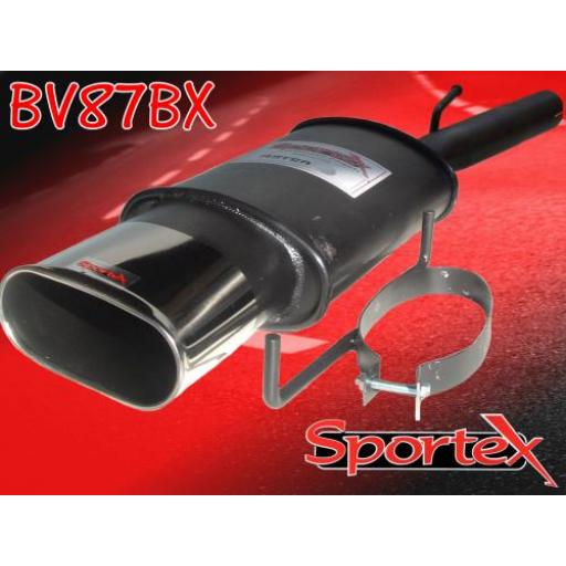 Sportex Vauxhall Astra mk4 exhaust back box 2003-2005 BX