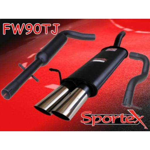 Sportex VW Golf mk4 performance exhaust system 1997-2004 TJ