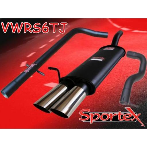 Sportex VW Golf mk4 performance exhaust system 1997-2004 TJ