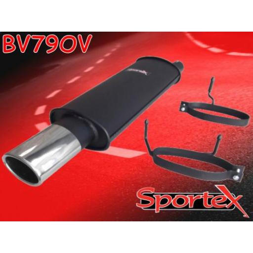 Sportex Vauxhall Astra mk3 exhaust back box 2.0i GSi 1991-1994 OV