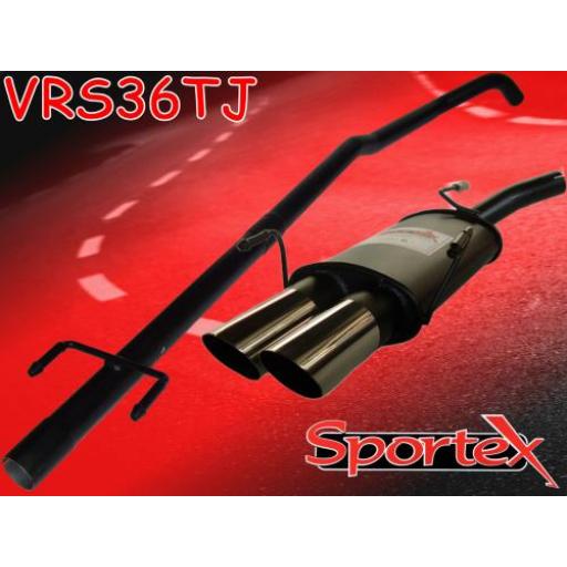 Sportex Vauxhall Corsa C performance exhaust system 2000-2006 TJ