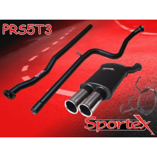 Sportex Peugeot 106 performance exhaust system 2000-2004- T3