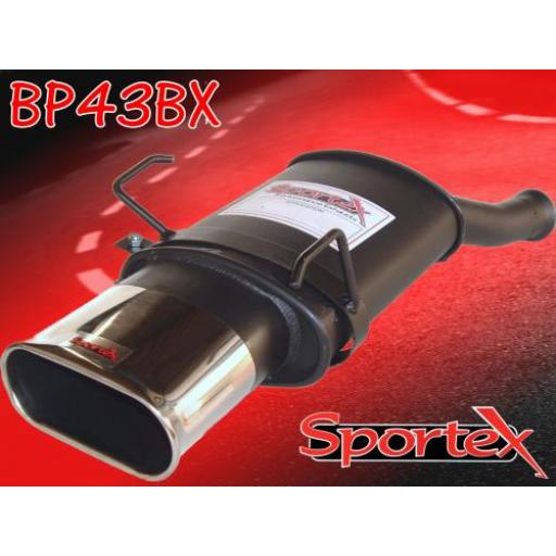Sportex Peugeot 106 exhaust back box 1996-2000 BX