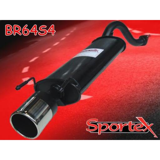 Sportex Rover 25 exhaust back box 1999-2005 S4