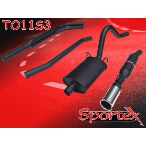 Sportex Opel Manta exhaust system 2.0i GTE coupe S3