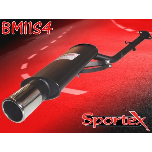 Sportex BMW 3 series performance exhaust system 316i 318i 91-98 S4