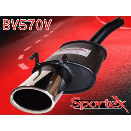 Sportex Vauxhall Corsa B exhaust back box 1.2i 1.4i 1.6i 93-00 OV