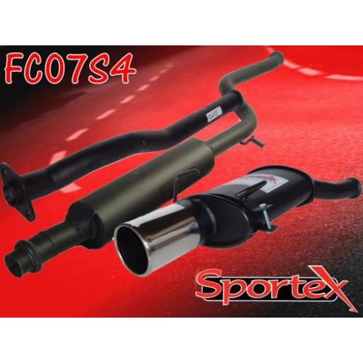 Sportex Citroen Saxo performance exhaust system 1.1 1.4 1.6 00-03 S4