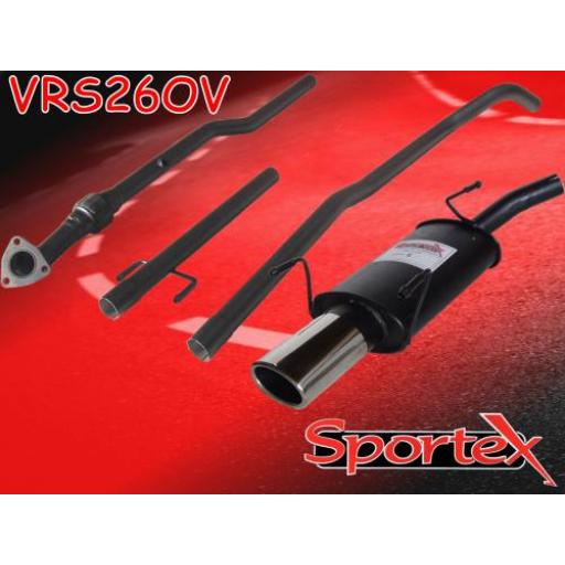 Sportex Vauxhall Corsa C performance exhaust system 2003-2006 OV
