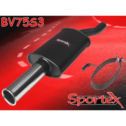 Sportex Vauxhall Astra exhaust back box 1991-1996 S3