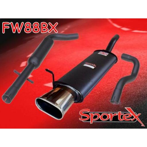 Sportex VW Golf exhaust system mk4 1997-2004 BX