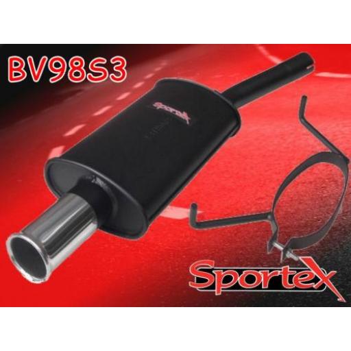 Sportex Vauxhall Astra mk5 1.9CDTi exhaust back box 2005-2010 S3