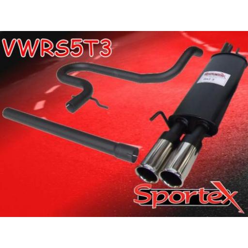 Sportex VW Golf mk3 performance exhaust system 1991-1997 T3