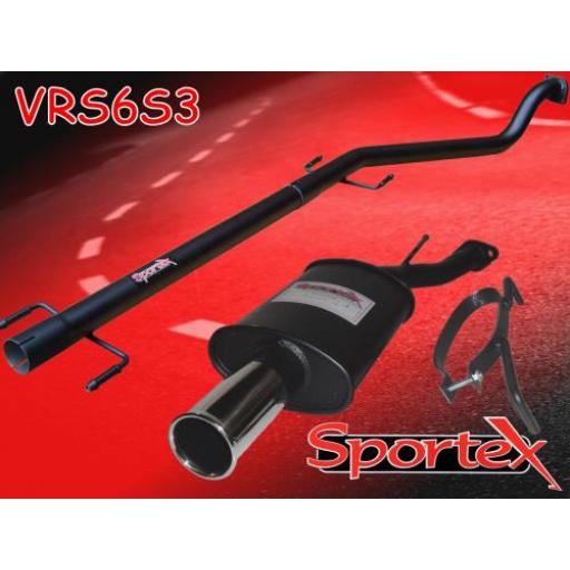 Sportex Vauxhall Astra mk4 performance exhaust system 1998-2003 S3