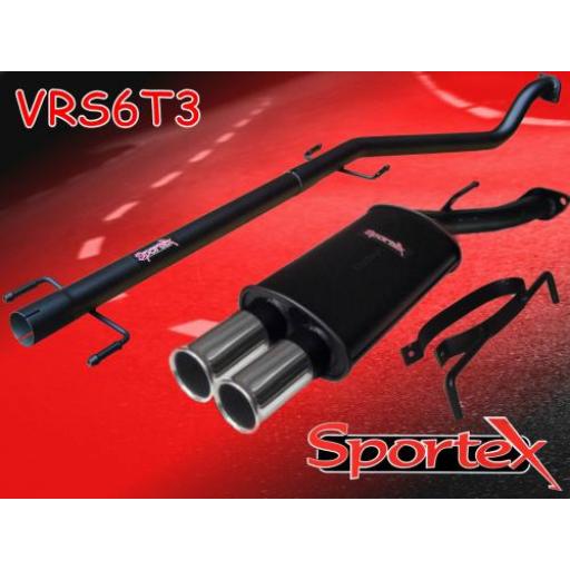 Sportex Vauxhall Astra mk4 performance exhaust system 1998-2003 T3