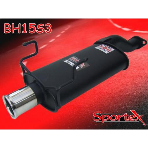 Sportex Honda Civic Type R exhaust back box EP3 2001-2006 S3