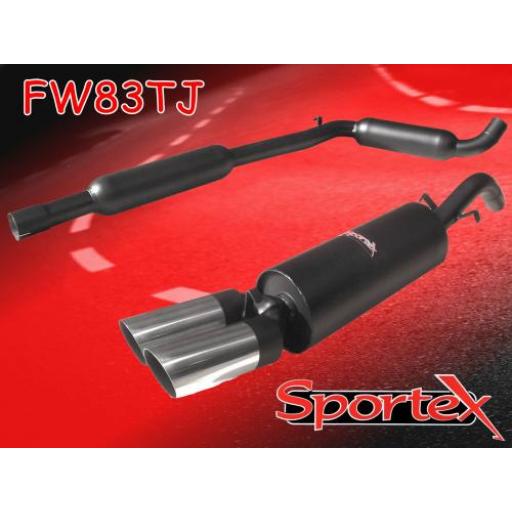 Sportex VW Golf performance exhaust system 1.8GTi 16v TJ