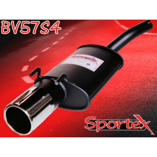 Sportex Vauxhall Corsa B exhaust back box 1.2i 1.4i 1.6i 93-00 S4