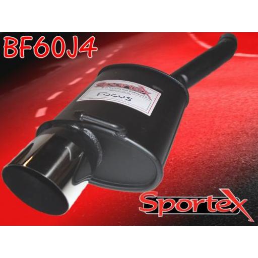 Sportex Ford Focus exhaust back box 1.6i 1998-2004 J4