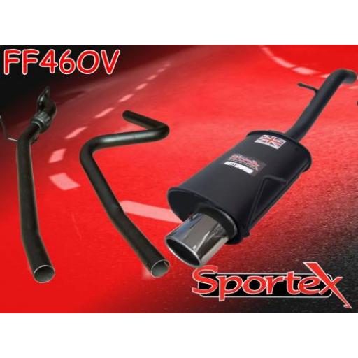 Sportex Ford Fiesta performance exhaust system 2002-2008 OV