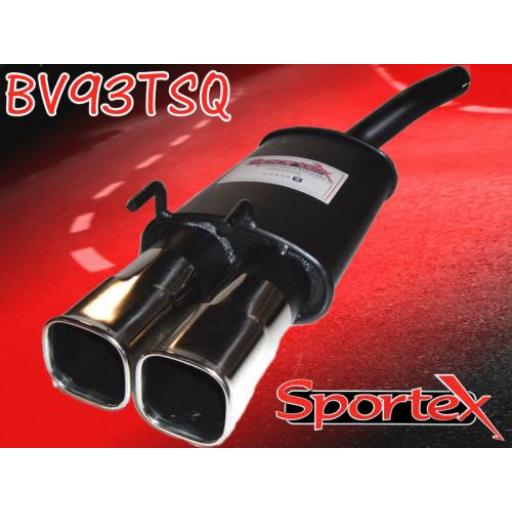 Sportex Vauxhall Corsa B exhaust back box 1.0i 1997-2000 TSQ