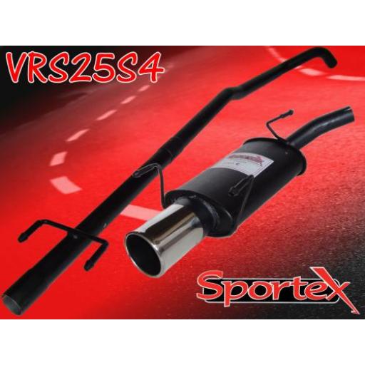 Sportex Vauxhall Corsa C performance exhaust system 2000-2006 S4