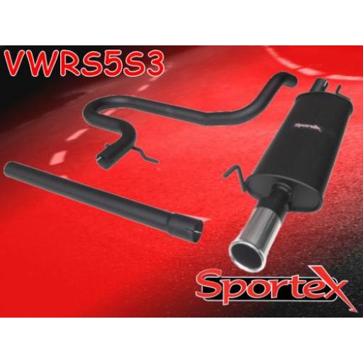 Sportex VW Golf mk3 performance exhaust system 1991-1997 S3