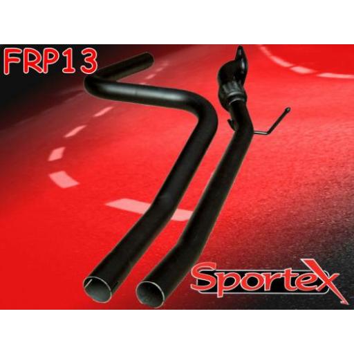 Sportex Ford Fiesta exhaust race tube 2002-2008