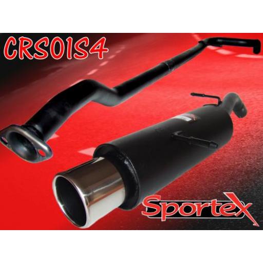Sportex Citroen C2 performance exhaust system 1.1i 1.4i 1.6i 2003- S4