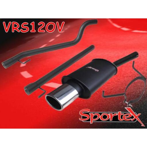 Sportex Vauxhall Astra mk5 1.4i performance exhaust system 2005- OV