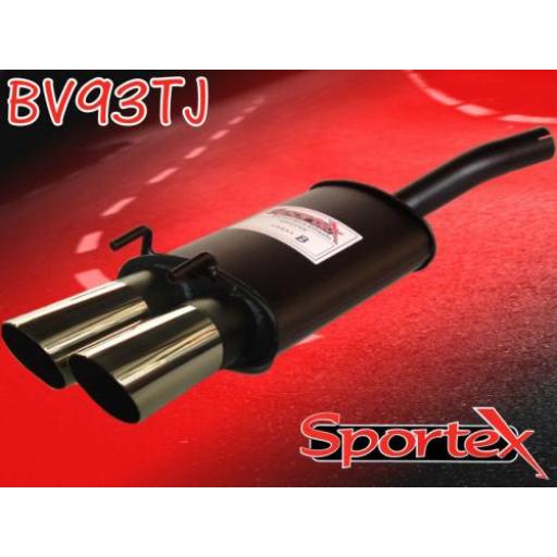 Sportex Vauxhall Corsa B exhaust back box 1.0i 1997-2000 TJ