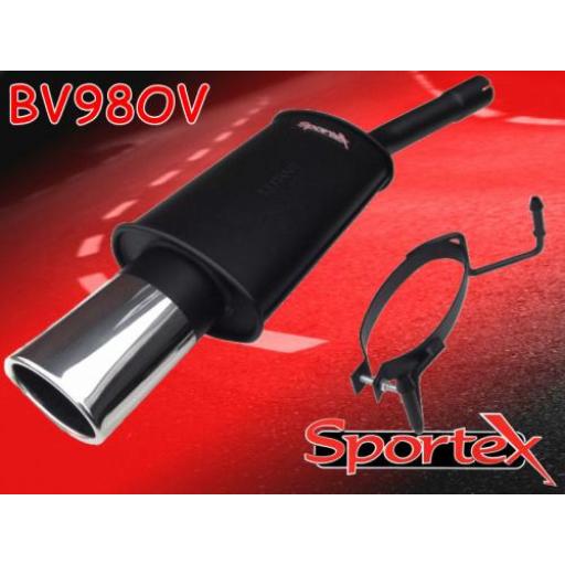 Sportex Vauxhall Astra mk5 1.9CDTi exhaust back box 2005-2010 OV