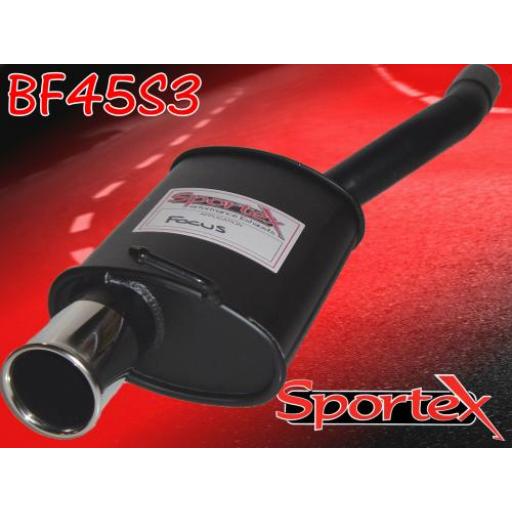 Sportex Ford Focus exhaust back box 2.0i 1998-2004 S3