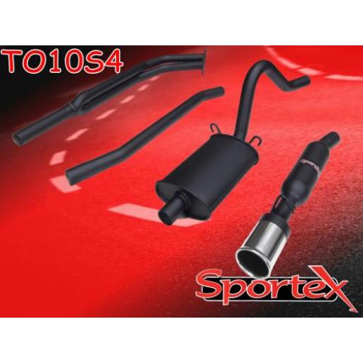 Sportex Opel Manta exhaust system 2.0i GTE hatch S4
