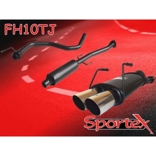 Sportex Honda Civic performance exhaust system 1991-2001 TJ
