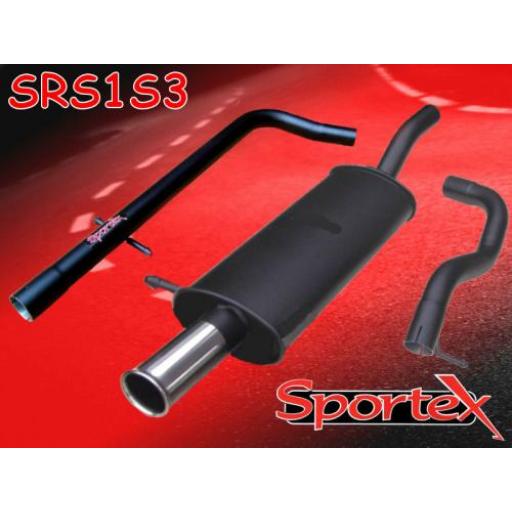 Sportex Seat Leon performance exhaust system 2000-2005 S3