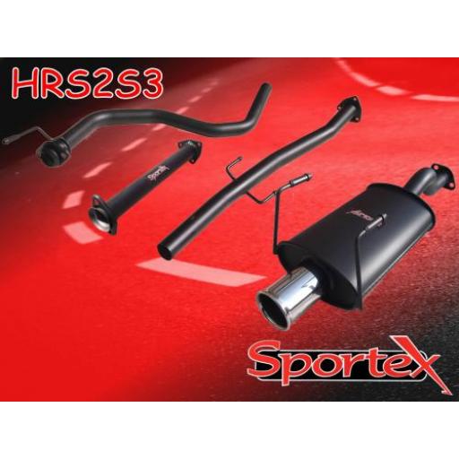 Sportex Honda Civic performance exhaust system 1991-2001- S3