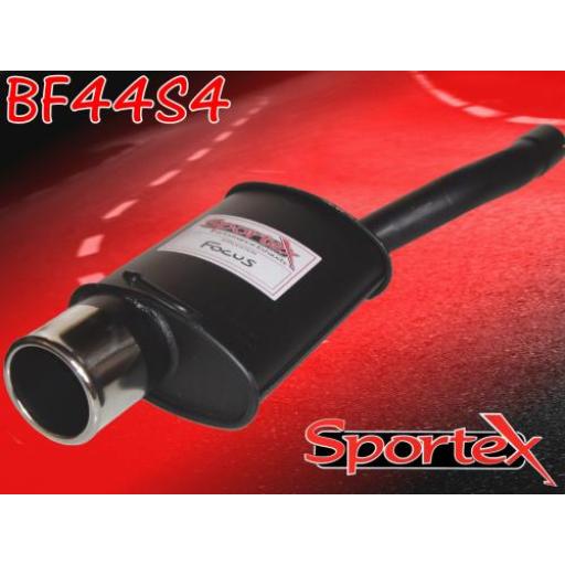 Sportex Ford Focus exhaust back box 1.8i 1998-2004 S4