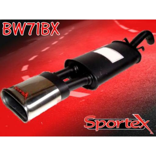 Sportex VW Golf exhaust back box 1.8 GTi 8v 1984-1992 BX